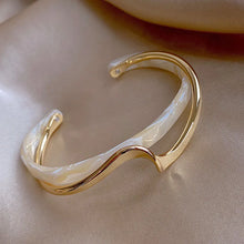 Load image into Gallery viewer, Curved Metal Bracelet Exquisite Elegant Fashion Simple