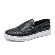Load image into Gallery viewer, Double Button Leather Casual Shoe Men Loafers