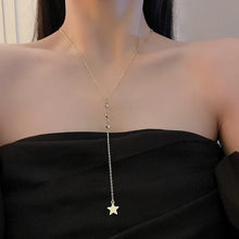 Load image into Gallery viewer, New Fashion Trend Exquisite Star Long Tassel Light Luxury Pendant