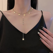 Load image into Gallery viewer, New Fashion Trend Exquisite Star Long Tassel Light Luxury Pendant