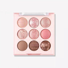 Load image into Gallery viewer, Glitter Eye Shadow Palette 9-Color Pearlescent Matte Eyeshadow