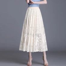 Load image into Gallery viewer, Lace Long Skirt