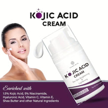 Load image into Gallery viewer, Kojic Acid Face Cream Enriched with Vitamin E Niacinamide Hyaluronic