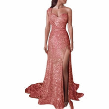 Load image into Gallery viewer, Elegant Deep V Neck Shoulder Sleeveless Long Maxi Dress