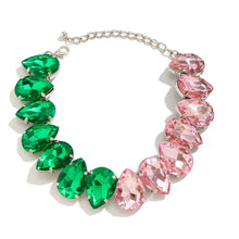 Load image into Gallery viewer, Exaggerated Large Iced Out Rhinestone Love Heart Choker