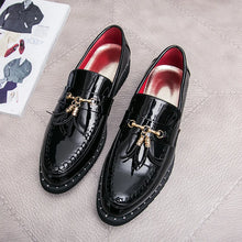 Load image into Gallery viewer, Fashion Trends Red Soft Leather Loafers Shoes Tassel Casual