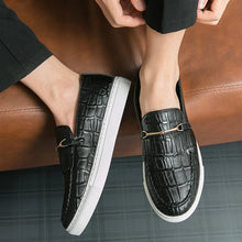 Load image into Gallery viewer, Leather Shoes Dress Slip on Loafers