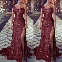 Load image into Gallery viewer, Elegant Deep V Neck Shoulder Sleeveless Long Maxi Dress