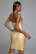 Load image into Gallery viewer, Mini Cocktail Dress One Shoulder