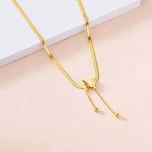 Load image into Gallery viewer, Frosted Butterfly Pendant Fashion Snake Bone Chain
