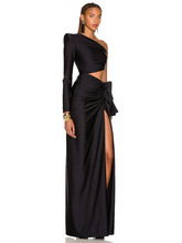 Load image into Gallery viewer, Fashion Hollow Out One Shoulder Long Sleeve
