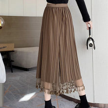 Load image into Gallery viewer, Autumn Winter New Solid Color Elastic Waist Skirts Women High Street
