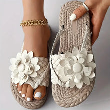 Load image into Gallery viewer, Casual Slippers Braided Floral