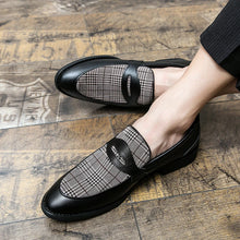 Load image into Gallery viewer, Luxury Loafers Dress Shoes Fashion Thick Sole Stripes