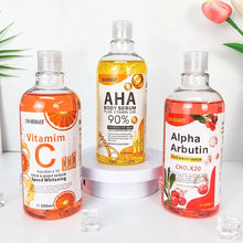 Load image into Gallery viewer, AHA Hyaluronic Vitamin C Arbutin Face Body Serum Dark Spots
