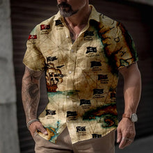 Load image into Gallery viewer, Hawaiian Shirt 3d Anchor Print Beach