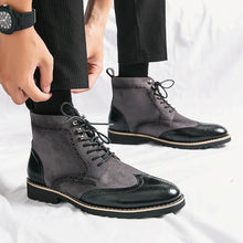 Load image into Gallery viewer, Italian Ankle Boots Lace Up