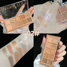 Load image into Gallery viewer, 10Color Eye Shadow Palette Pumpkin Earth Tone Matte Pearlescent