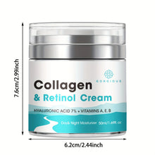 Load image into Gallery viewer, Collagen Retinol Face Cream 7% Hyaluronic Acid Moisturizer Anti Aging