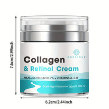 Load image into Gallery viewer, Collagen Retinol Face Cream 7% Hyaluronic Acid Moisturizer Anti Aging