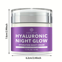 Load image into Gallery viewer, Hyaluronic Night Glow Restore Hydration Night Cream