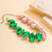 Load image into Gallery viewer, Exaggerated Large Iced Out Rhinestone Love Heart Choker