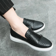 Load image into Gallery viewer, Double Button Leather Casual Shoe Men Loafers