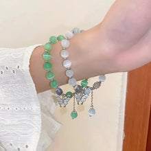 Load image into Gallery viewer, Blue Moonlight Stone Butterfly Bracelet