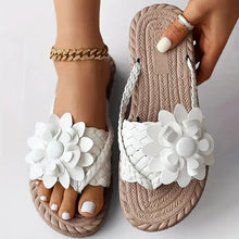Load image into Gallery viewer, Casual Slippers Braided Floral