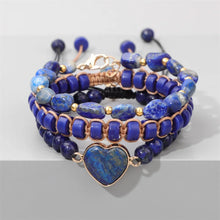 Load image into Gallery viewer, Natural Stone Tiger Eye Bracelet Women Round Beaded Healing Crystal