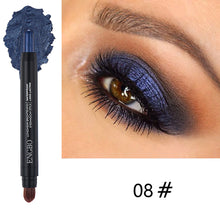 Load image into Gallery viewer, 1PC Sexy Black Double Head Glitter Eye Shadow Stick Matte Eyeshadow