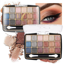 Load image into Gallery viewer, 18-colors Pearly Matte Eye Shadow Palette