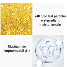 Load image into Gallery viewer, 24K Gold Nicotinamide Toner Moisturize Oil Control Shrink