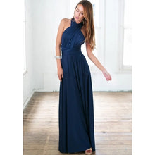 Load image into Gallery viewer, Elegant Long Deep V Halter Dress
