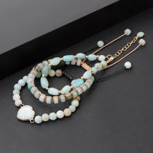 Load image into Gallery viewer, Natural Stone Tiger Eye Bracelet Women Round Beaded Healing Crystal