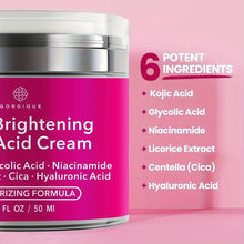 Load image into Gallery viewer, Kojic Acid Cream + Glycolic Acid + Niacinamide + Cica + Ha Moisturizer