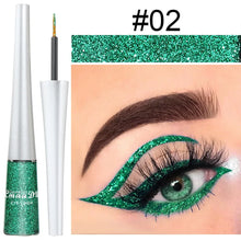 Load image into Gallery viewer, Glitter Liquid Eyeliner Pen Pearlescent Sequins Diamond Bright Shining