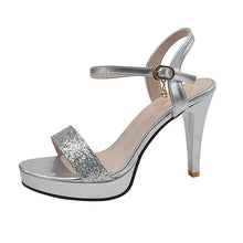 Load image into Gallery viewer, Glitter High Heel Sandals