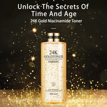 Load image into Gallery viewer, 24K Gold Nicotinamide Toner Moisturize Oil Control Shrink