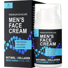 Load image into Gallery viewer, Advanced Men's Face Cream with Collagen Day &amp; Night Moisturizer