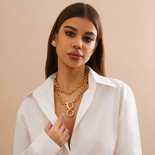 Load image into Gallery viewer, 2Pcs Chunky Chain Necklace