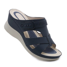 Load image into Gallery viewer, Beach Cross Strap Wedge Sandals