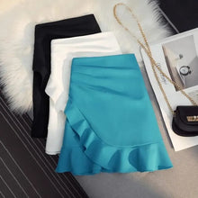 Load image into Gallery viewer, High Waist Mermaid Short Skirt