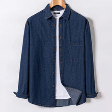 Load image into Gallery viewer, Denim Shirt Casual Long Sleeve