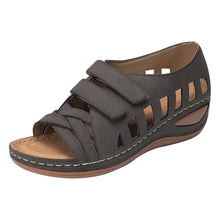 Load image into Gallery viewer, Hollow Out Open Toe Wedges Buckle
