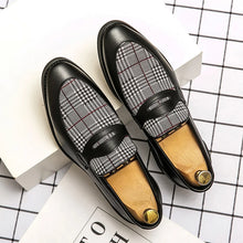 Load image into Gallery viewer, Luxury Loafers Dress Shoes Fashion Thick Sole Stripes