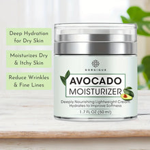 Load image into Gallery viewer, Avocado Moisturizer Deeply Nourishing Lightweight Cream for Improved