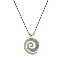 Load image into Gallery viewer, Creative Sweet Cool Big Spiral Conch Pendant Necklace Women Summer