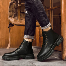 Load image into Gallery viewer, Casual Boots Genuine Leather Lace Up