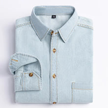 Load image into Gallery viewer, Denim Shirt Casual Long Sleeve